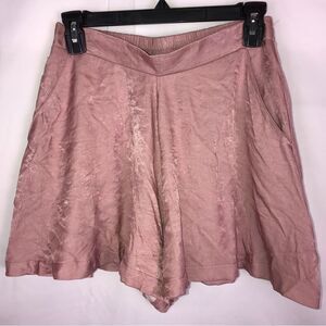 Glam Pink High Rise Dress Shorts